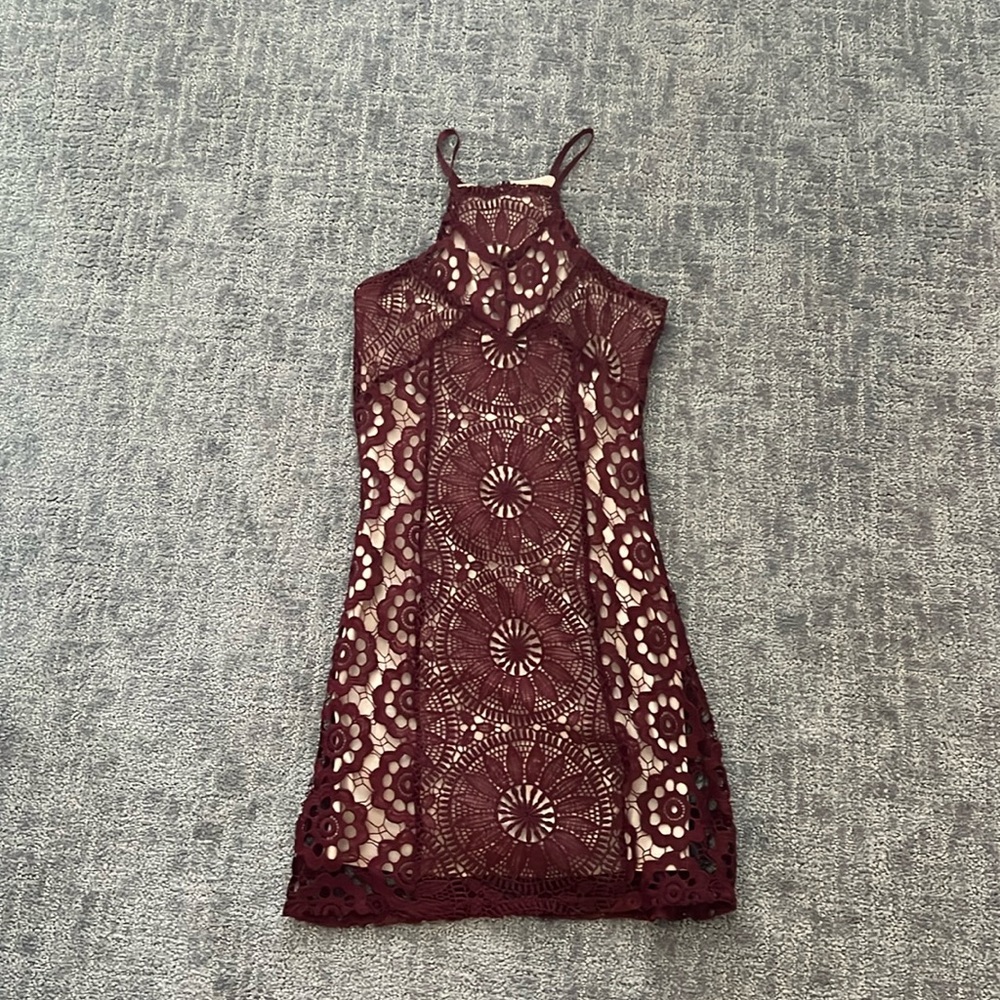 Francesca’s XS maroon dress